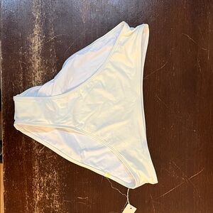 Summersalt White High-Cut Bikini Bottom NWT